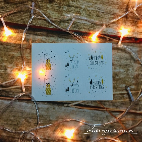 Sticker Giáng Sinh Mẫu 44