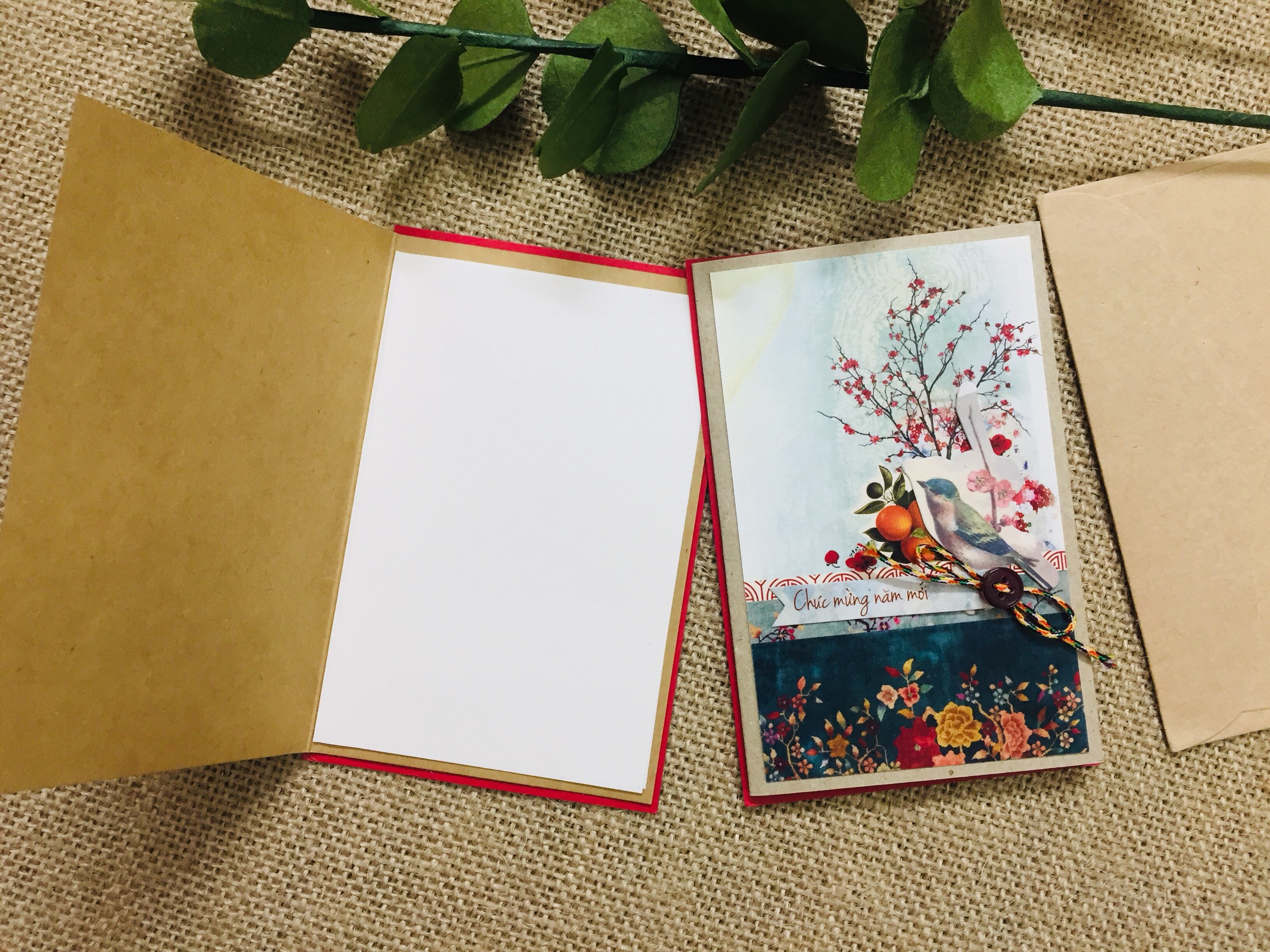 Thiệp Tết in cao cấp mẫu 2