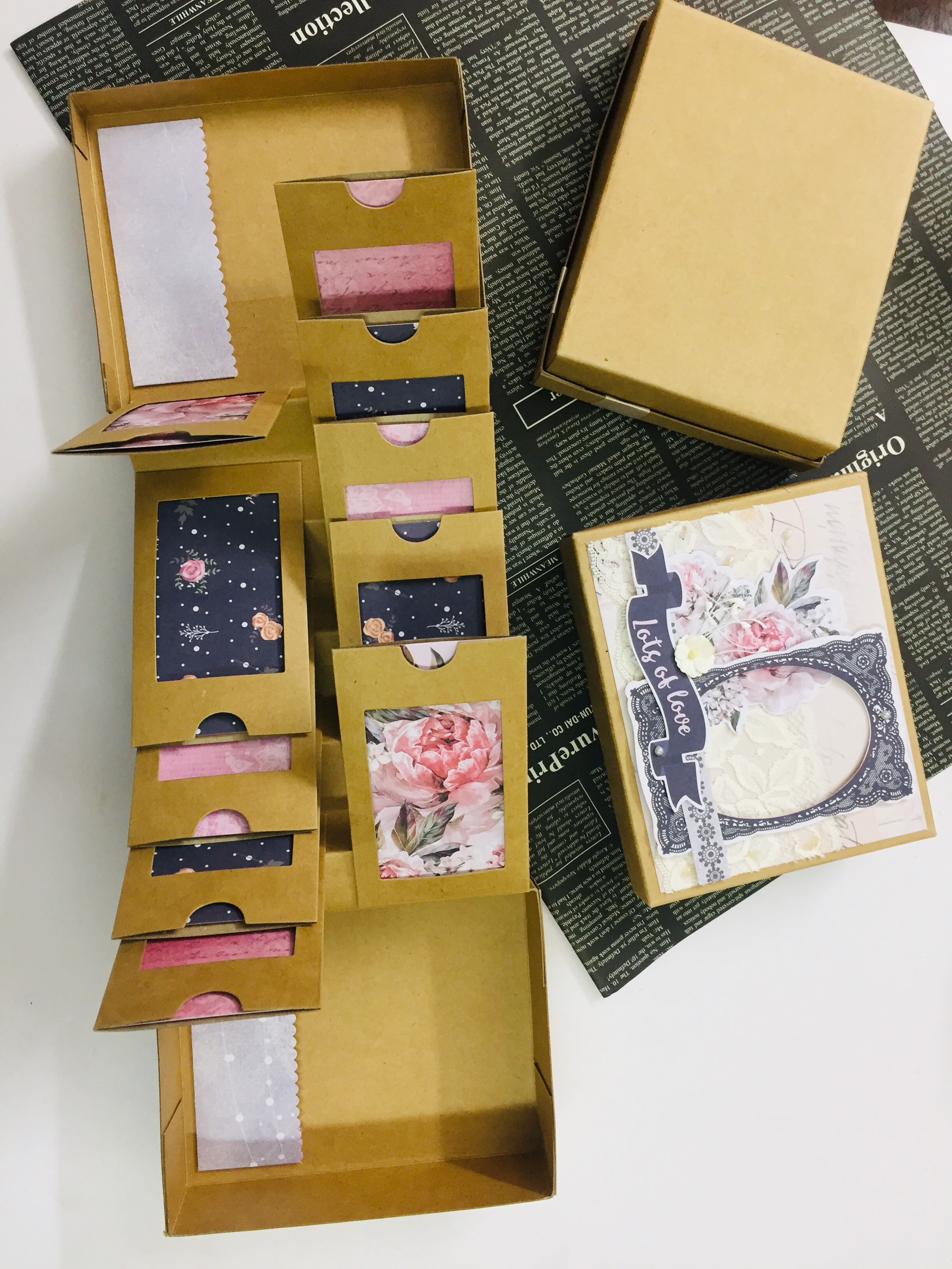 Fly box Album - Hộp đựng hình Vintage mẫu 1