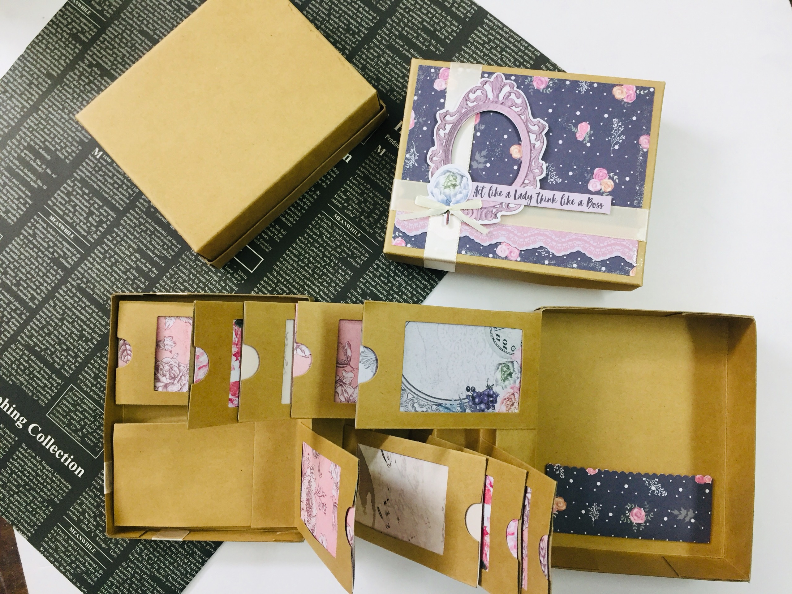 Fly box Album - Hộp đựng hình Vintage mẫu 2