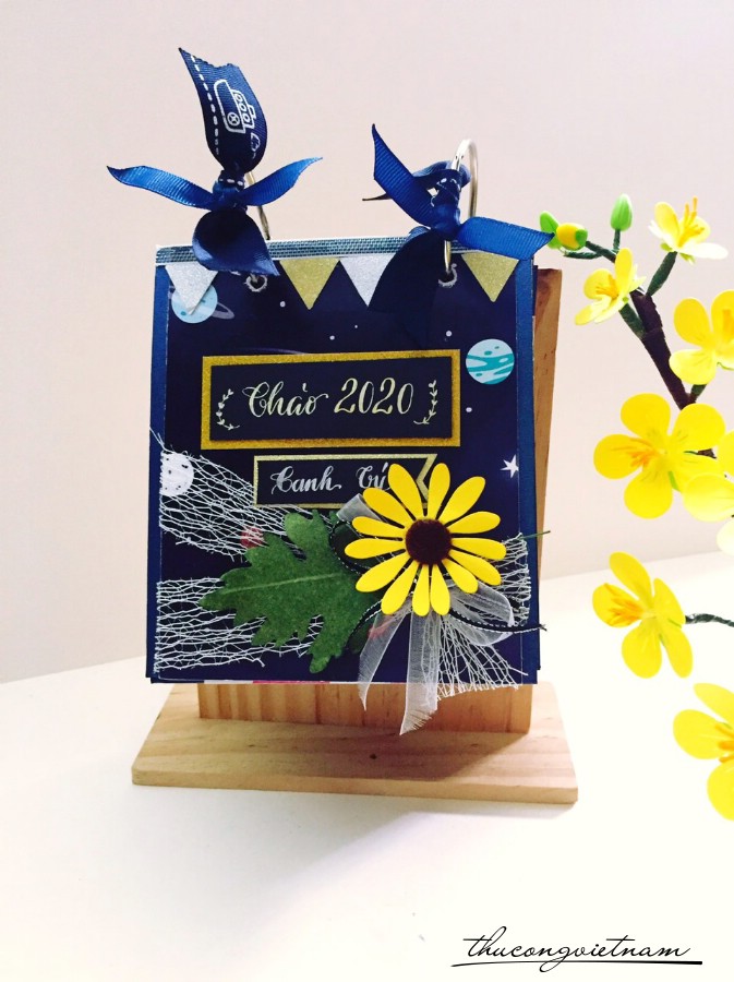 Bộ lịch handmade 2020 mẫu 1