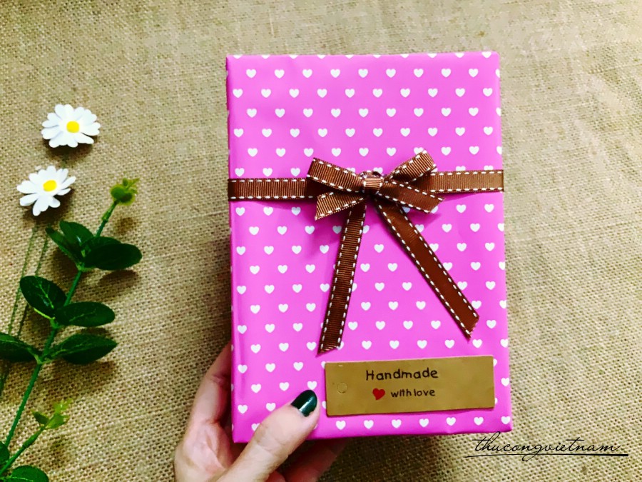 Hộp quà gói sẵn phong cách Vintage kiểu đơn giản- M25