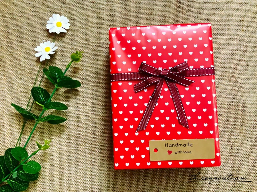 Hộp quà gói sẵn phong cách Vintage kiểu đơn giản- M19