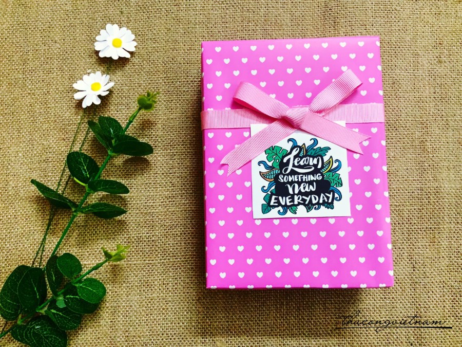 Hộp quà gói sẵn phong cách Vintage kiểu đơn giản- M9