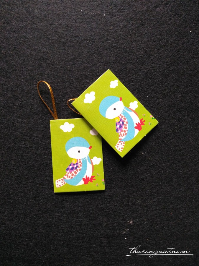 Combo 2 thiệp in họa tiết -m17
