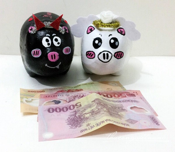 Đôi heo Angel & Devil