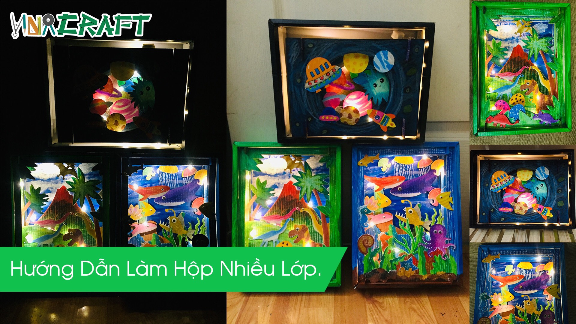 Hướng dẫn làm hộp nhiều lớp