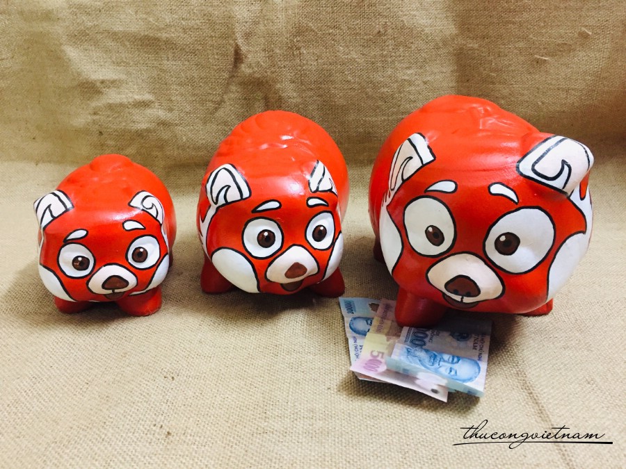 Combo 3 heo đất Turning Red các size