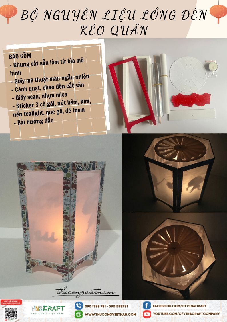 Kit làm lồng đèn kéo quân 