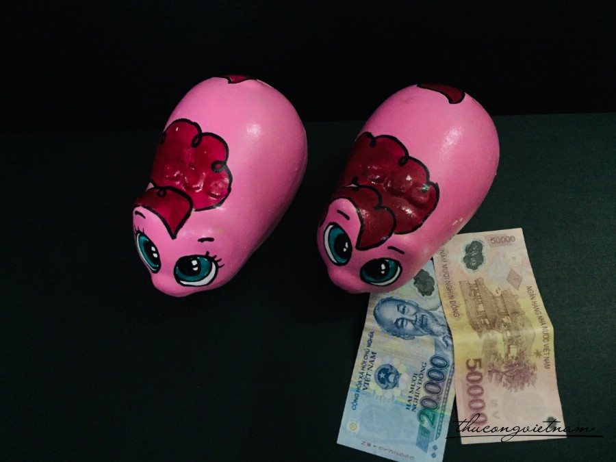 Heo đất Heo mây hồng 17.5*12*12.5cm