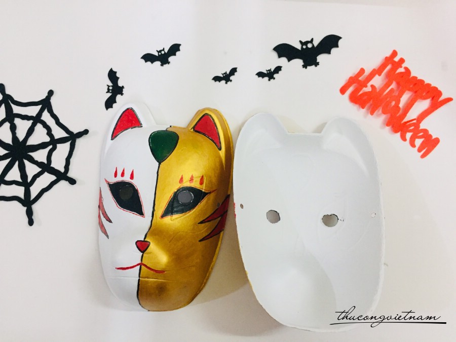 Mặt nạ giấy trang trí- Hồ ly