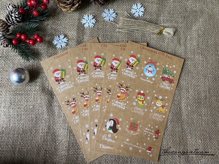 Christmas Gift Tag -Mẫu 10