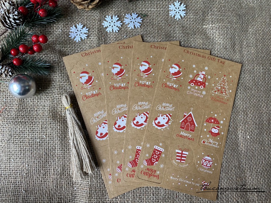 Christmas Gift Tag -Mẫu 12