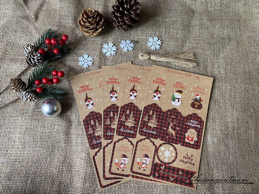Christmas Gift Tag -Mẫu 14