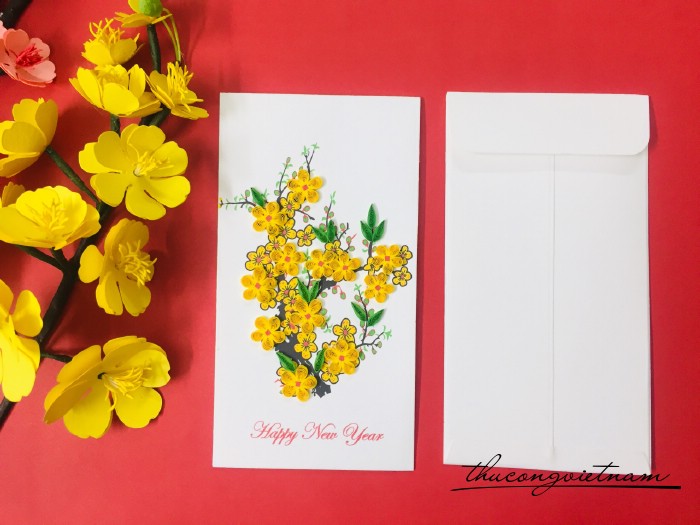 Bao lì xì quilling 9*16.5cm -Mẫu 4