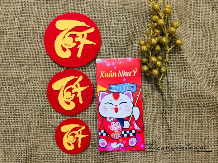 Set chữ thư pháp 