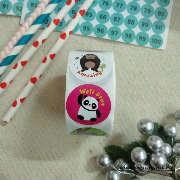Sticker khen thưởng, động lực, note (500 tem) - Mẫu 9
