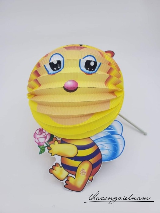 Lồng đèn giấy xếp in hình (15-20cm)- Mẫu 14