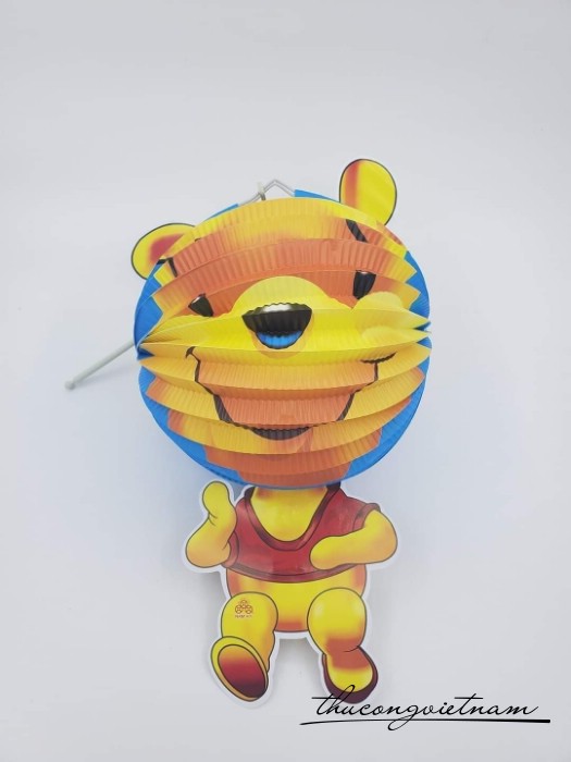 Lồng đèn giấy xếp in hình (15-20cm)- Mẫu 16