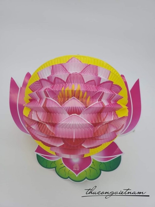 Lồng đèn giấy xếp in hình (15-20cm)- Mẫu 22