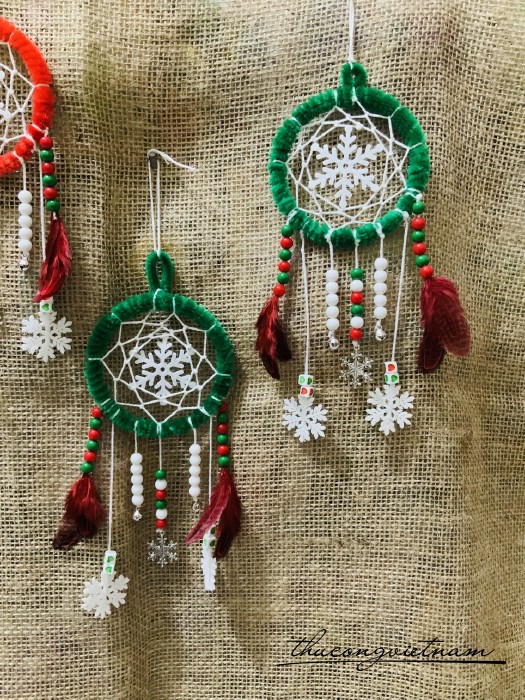 Dreamcatcher trang trí GS- Mẫu 3 (10cm)