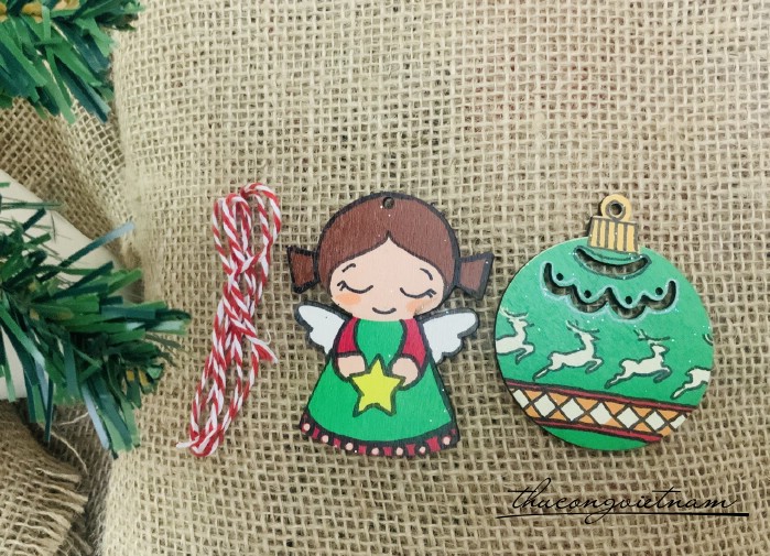 Bộ 2 vật treo trang trí Giáng Sinh- M1