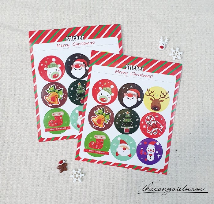 Sticker Giáng Sinh mẫu 67
