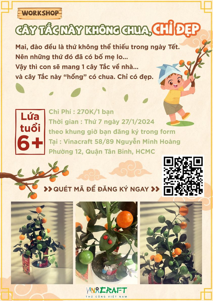 Workshop Cây Tắc Này Không Chua, Chỉ Đẹp 