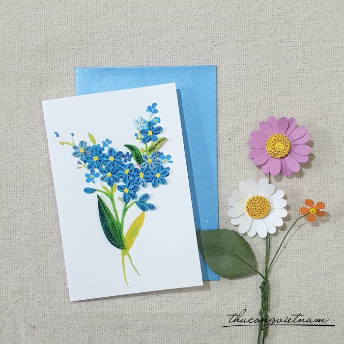 Thiệp quilling 8*12cm- M1