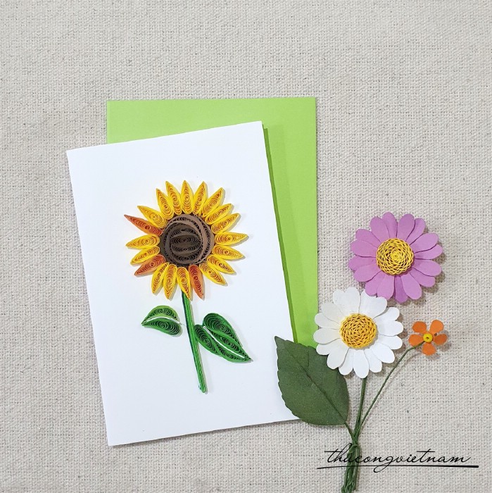 Thiệp quilling 8*12cm- M5