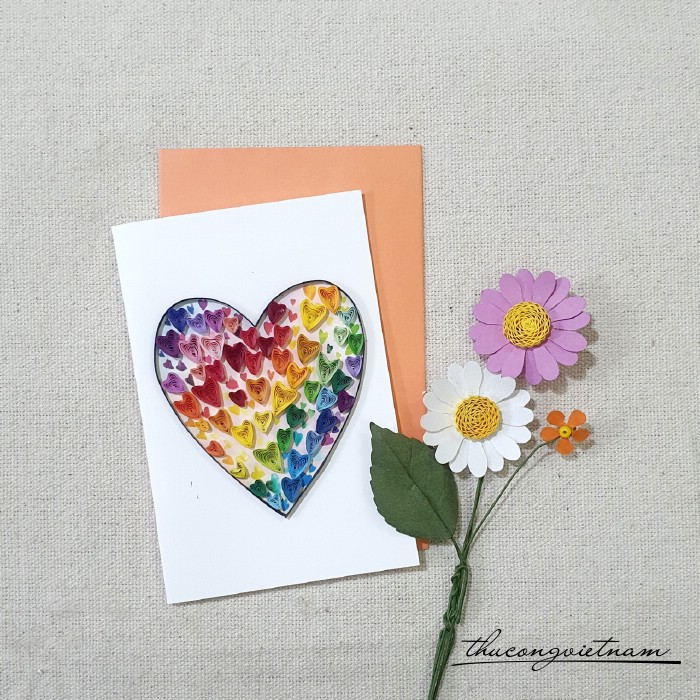 Thiệp quilling 8*12cm- M8