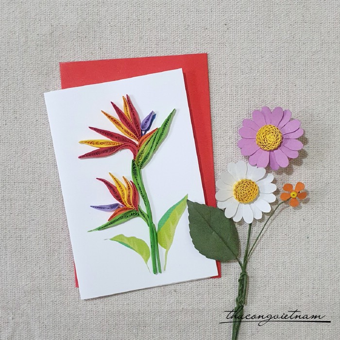 Thiệp quilling 8*12cm- M13