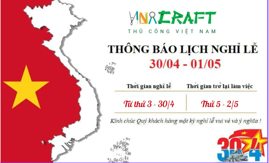 Lịch nghỉ lễ 30/4-1/5