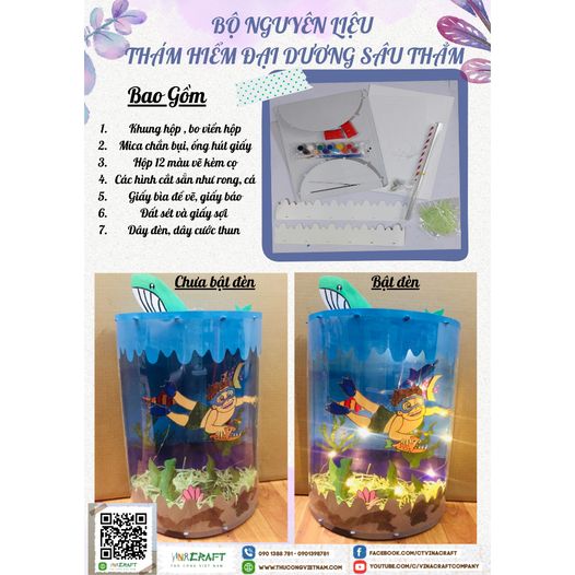 Bộ nguyên liệu thám hiểm đại dương sâu thẳm