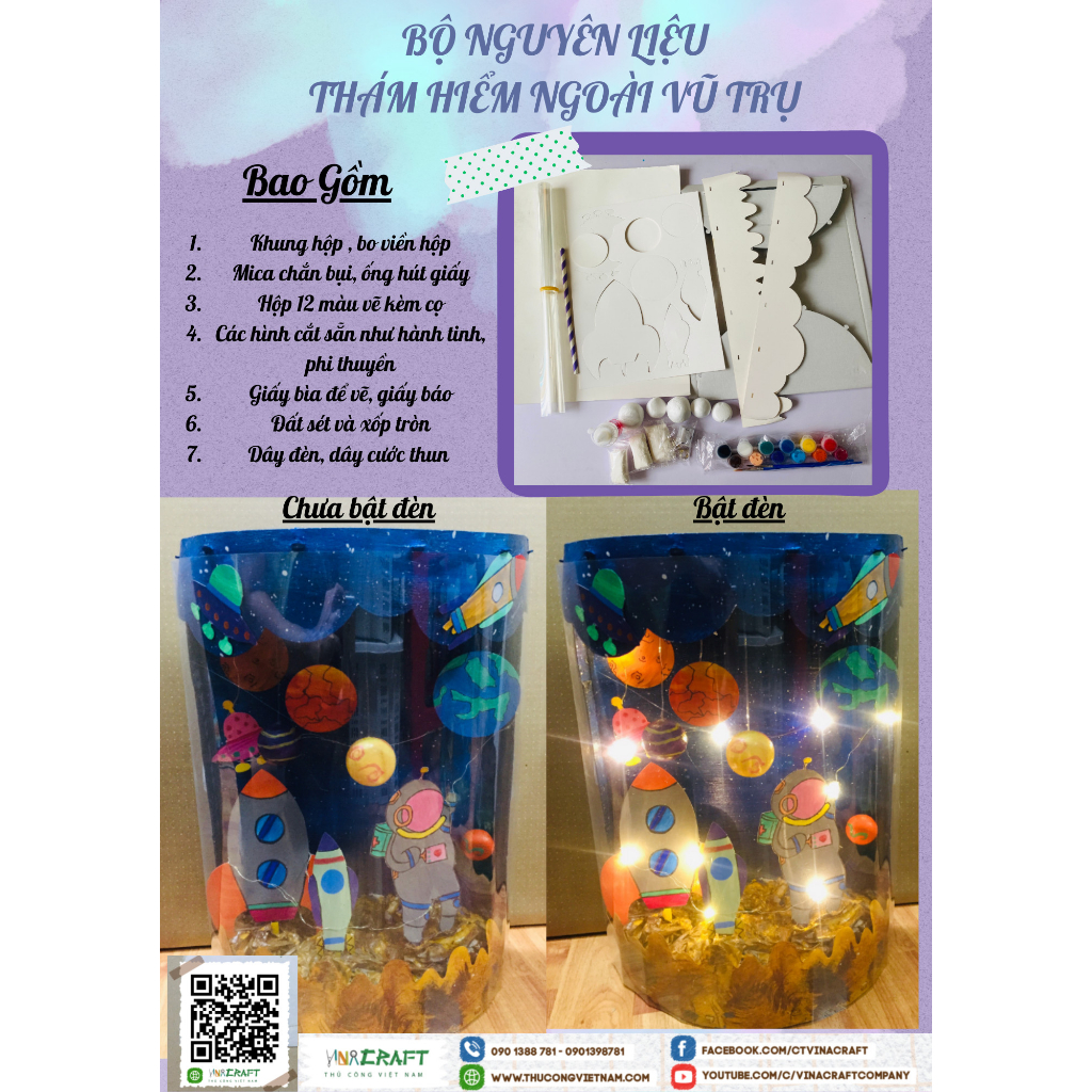 Bộ nguyên liệu thám hiểm ngoài vũ trụ
