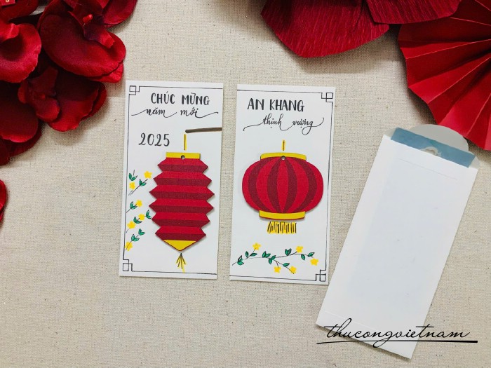 Set 2 bao lì xì handmade mẫu 39