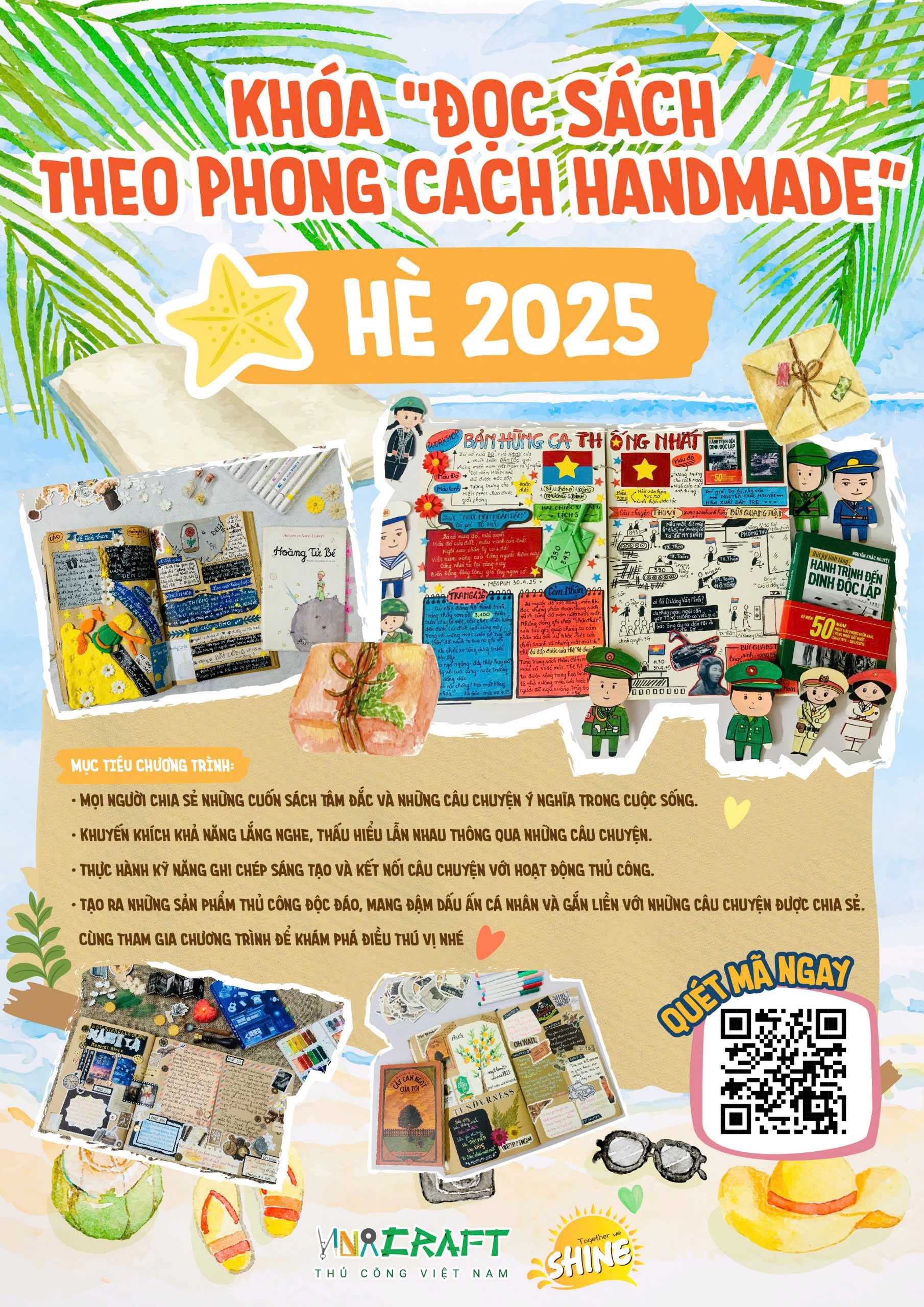 Workshop Đọc Sách Theo Phong Cách Handmade -Hè 2025