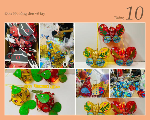 Khép lại một mùa Trung thu trọn vẹn cùng 550 chiếc lồng đèn vẽ tay