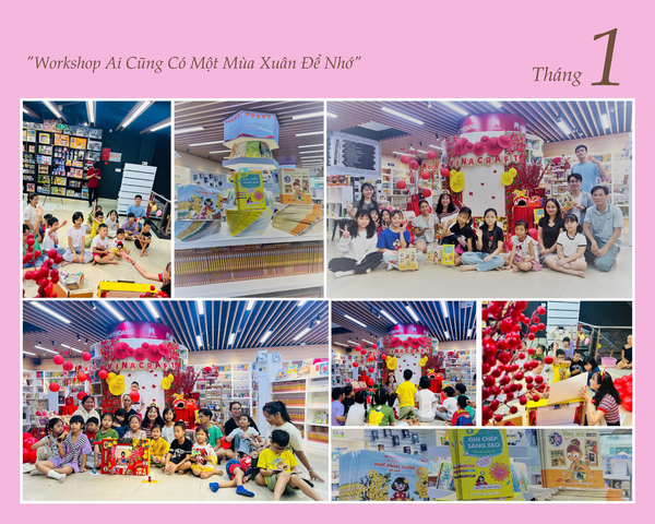 Workshop “Ai cũng có một mùa xuân để nhớ” – Một buổi cùng sách, thủ công và gia đình